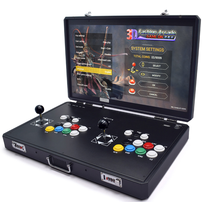 Trackball Controller Arcade - Pandora h3 24-Zoll-LCD-Arcade-Konsole, Spiele, 2-Spieler-Platine, Retro-Video,