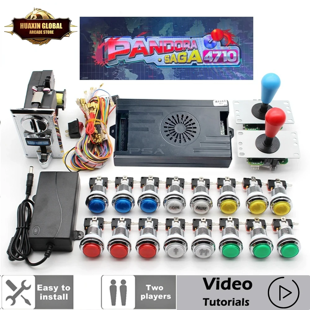 Trackball Controller Arcade - 2 Spieler 4710 in 1 Pandora