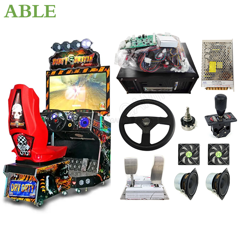 Coin Operated Kiddie Ride - Dirty Drivin Arcade-Spiel automat DIY Full